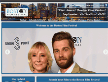 Tablet Screenshot of bostonfilmfestival.org